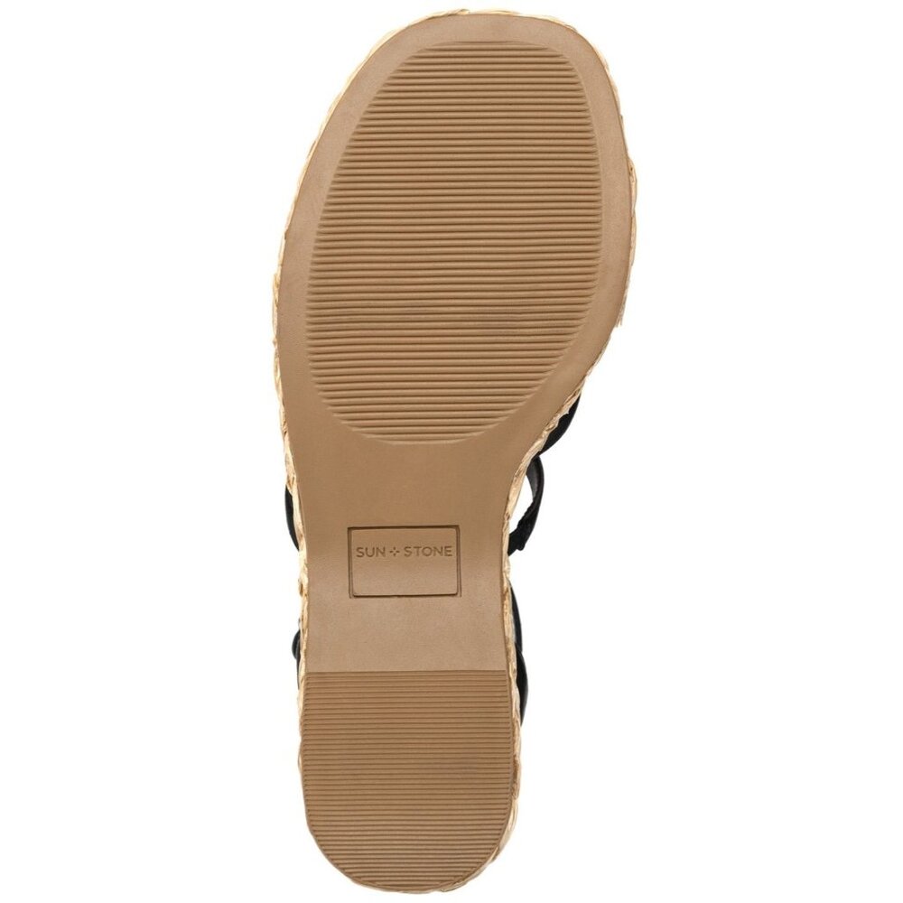 Sun + Stone Womens Strappy Manmade Espadrilles - Picture 2 of 3
